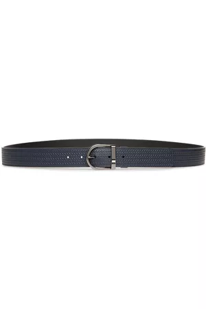 Bally Heren Riemen - Interwoven-design leather belt
