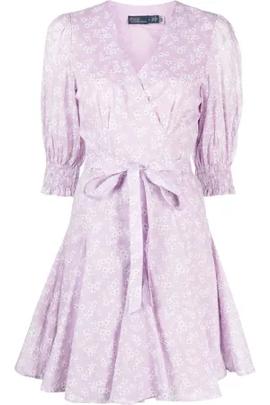 Ralph Lauren Dames Geprinte jurken - Floral-print wrap dress