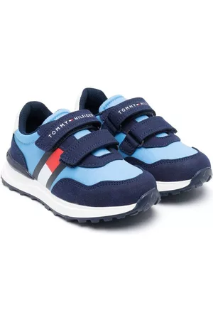 Tommy Hilfiger Jongens Sneakers - Logo-embroidered panelled sneakers