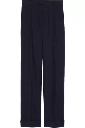 Gucci Heren Broeken - Double G pressed-crease tailored trousers