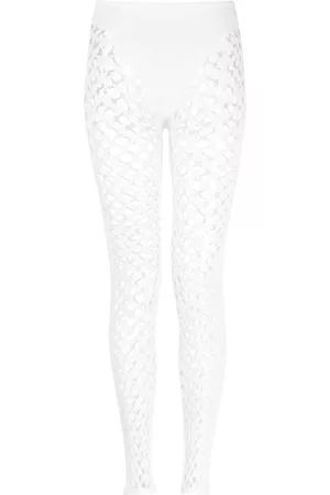 Jean Paul Gaultier Dames Leggings - Perforated mesh leggings