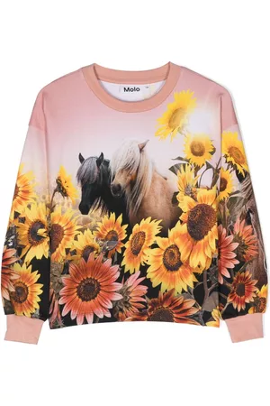 Molo Meisjes Sweaters - Reniza floral-print sweatshirt