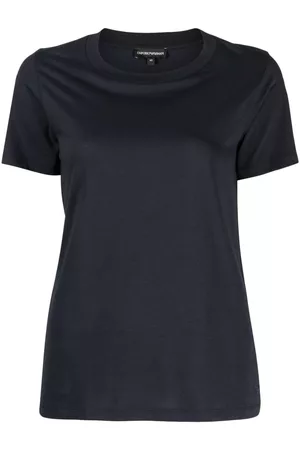 Emporio Armani Dames Katoenen Truien - Round-neck cotton T-shirt