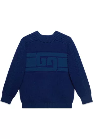 Gucci Jongens Sweaters - Double G wool sweatshirt