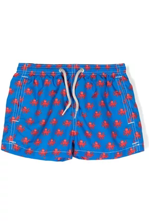 MC2 SAINT BARTH Shorts - Octopus-print swim shorts