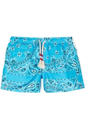 MC2 SAINT BARTH Meisjes Shorts - Bandana-print swim shorts