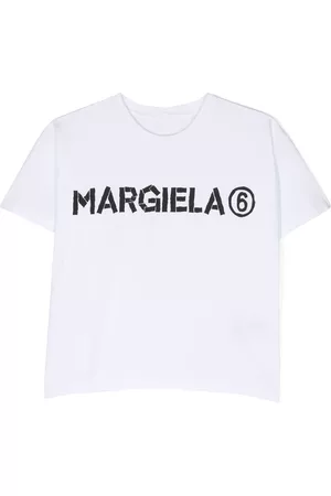 Maison Margiela Meisjes Korte mouw - Logo print short-sleeve T-shirt