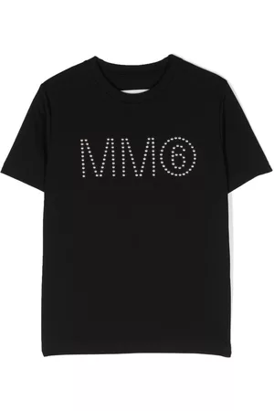 Maison Margiela Meisjes T-shirts - Stud-embellished T-shirt