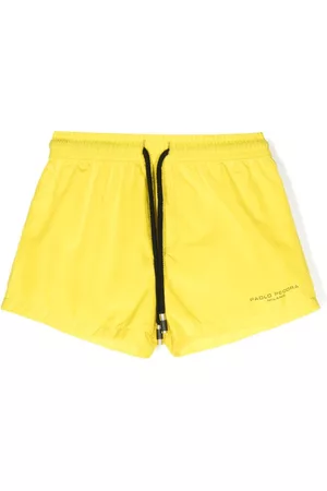Paolo Pecora Shorts - Logo-print swim shorts
