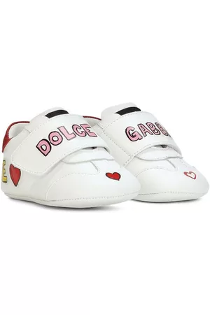 Dolce & Gabbana Sneakers - Logo-print lambskin sneakers