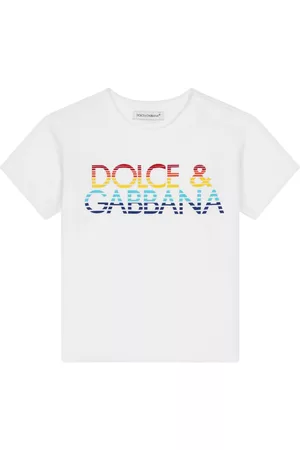 Dolce & Gabbana Jongens T-shirts - Logo-print round-neck T-shirt