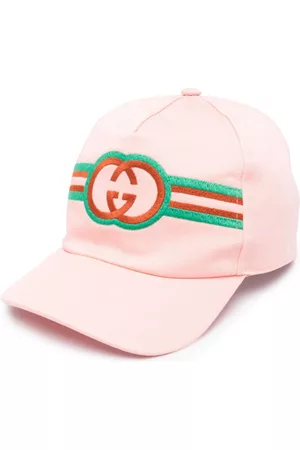 Gucci Meisjes Petten - Logo-embroidered cotton baseball cap