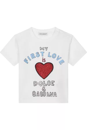 Dolce & Gabbana T-shirts - Slogan-print cotton T-shirt