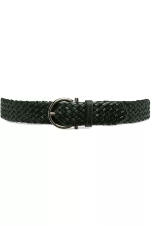 Salvatore Ferragamo Heren Riemen - Braided leather belt