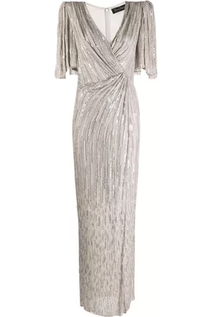 Jenny Packham Dames Feestjurken - Ava sequin-design gown
