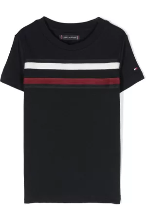 Tommy Hilfiger Jongens Gestreepte T-shirts - Global Stripe cotton T-shirt