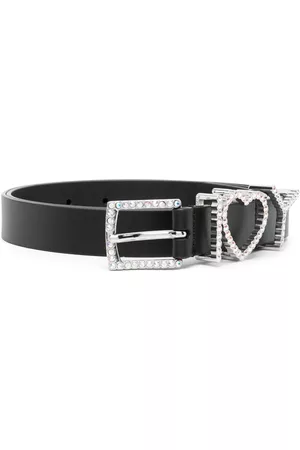 Y / PROJECT Heren Riemen - Y Heart crystal-embellished belt