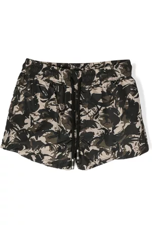 Paolo Pecora Shorts - Camouflage-print swim shorts