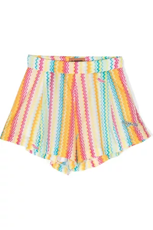 Missoni Meisjes Shorts - Chevron-print cotton shorts