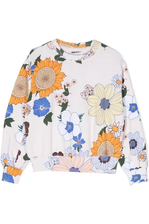 Molo Meisjes Sweaters - Maxime floral-print sweatshirt