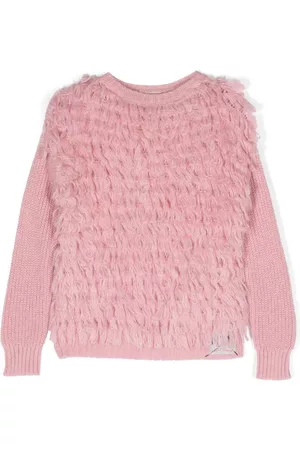 Nº21 Meisjes Gebreide truien - Ruffled-panel knit jumper