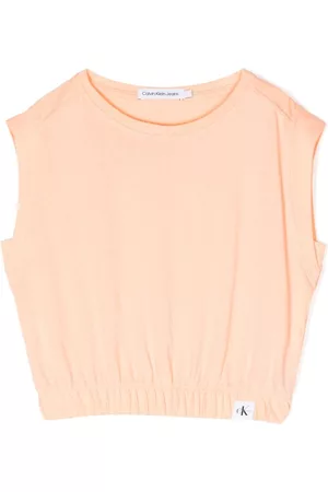 Calvin Klein Meisjes Tops - Sleeveless cotton crop top