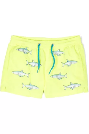 MC2 SAINT BARTH Shorts - Logo-patch swim shorts
