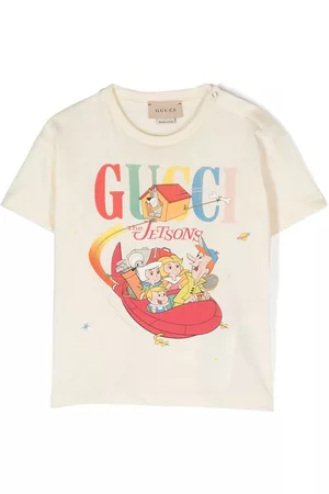 Gucci T-shirts - Graphic-print cotton T-shirt