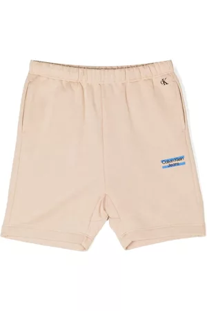 Calvin Klein Shorts - Logo-print cotton shorts