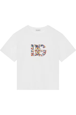 Dolce & Gabbana Jongens T-shirts - Logo-print cotton T-shirt