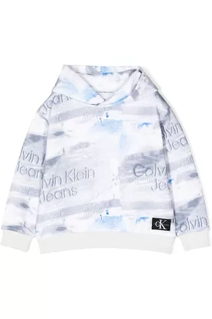 Calvin Klein Hoodies - Logo-patch detail hoodie