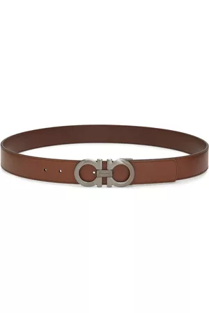 Salvatore Ferragamo Heren Riemen - Gancini reversible belt
