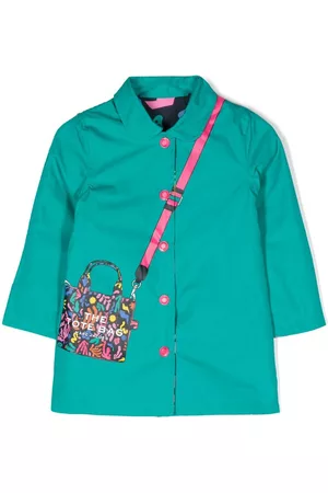 Marc Jacobs Kids Trenchcoats - Bag-print reversible trench coat