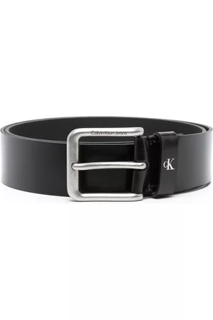 Calvin Klein Heren Riemen - Buckle leather belt