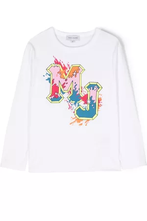 Marc Jacobs Kids Meisjes Tops - Hip Hop-print jersey top