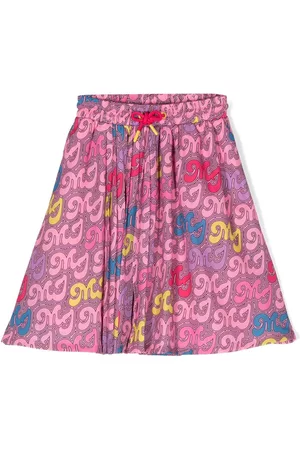 Marc Jacobs Kids Meisjes Geprinte rokken - Monogram-pattern pleated skirt