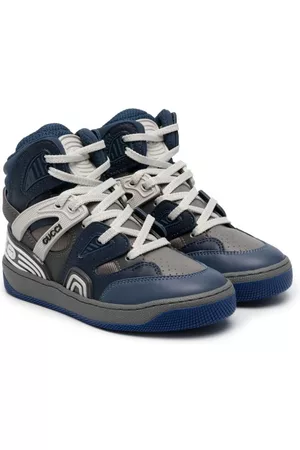 Gucci Jongens Sportschoenen - Two-tone high-top sneakers