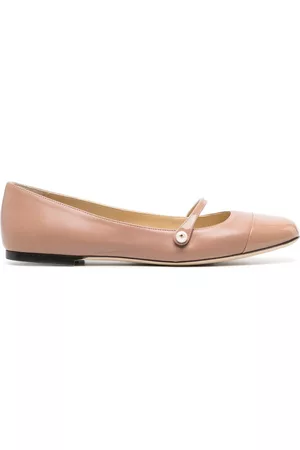 Jimmy Choo Dames Instappers - Pearl-detail ballerina shoes
