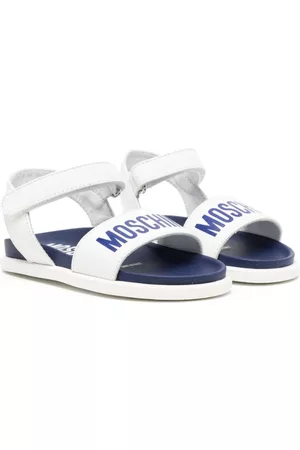 Moschino Sandalen - Logo-print open-toe sandals