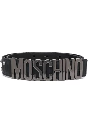 Moschino Dames Riemen - Stud-embellished leather belt