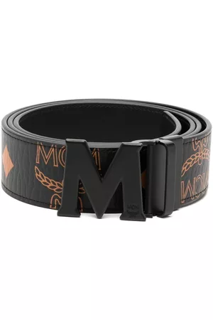 MCM Riemen - Claus monogram-pattern reversible belt