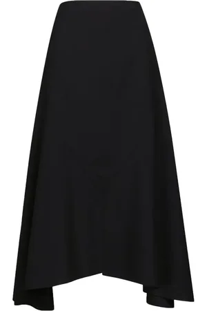 Marni Asymmetric wool midi skirt