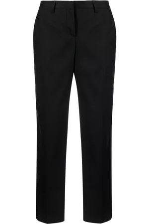 Tonello Dames Geprinte Broeken - Tailored straight-leg cropped trousers