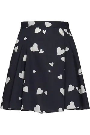 Marni Bunch of Hearts flared miniskirt