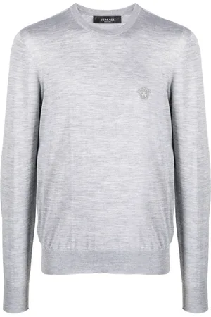VERSACE Embroidered wool