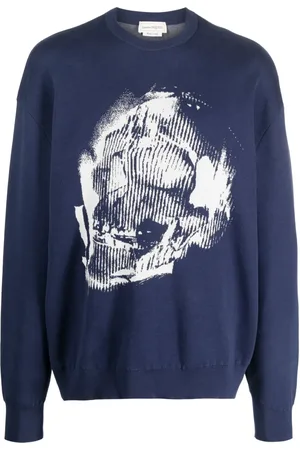 Alexander McQueen Skull Graffiti jacquard