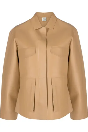 Totême Army leather jacket