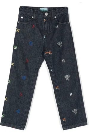 Kenzo Embroidered straight