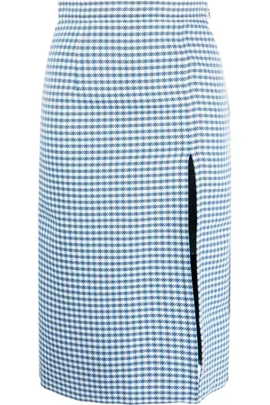 Marni Checked midi skirt