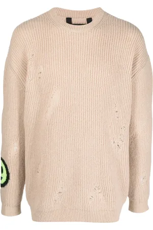 BARROW Distressed intarsia